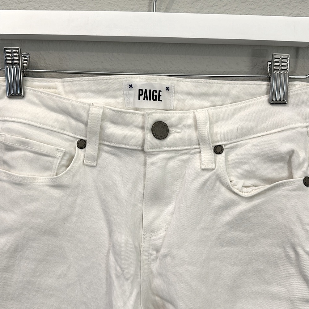 Skyline Ankle Peg Mid-Rise White Skinny Jeans - Picture 3 of 6